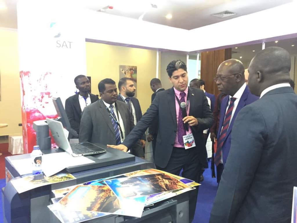 Skysat unveils latest Konica printing press equipment onto Ghanaian market