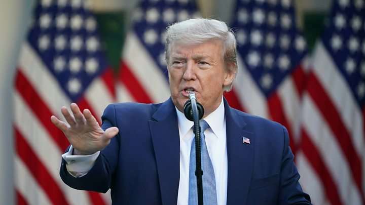 Trump threatens $1bn legal action against BBC over 6 January speech edit Donald Trump