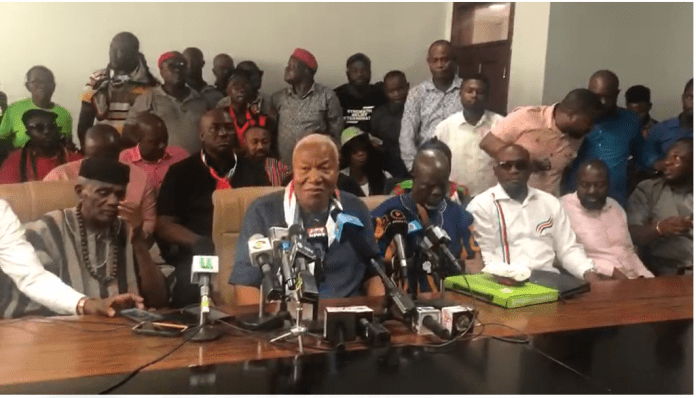 Economy in shambles – Joshua Alabi assesses, says suffering Ghanaians cry for return of NDC Prof. Alabi addressed the media after picking nomination forms for Mr. Mahama