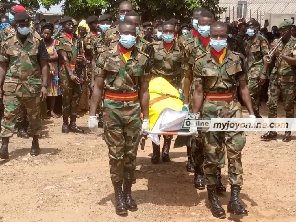 Murdered young soldier, Imoro Sheriff, buried today