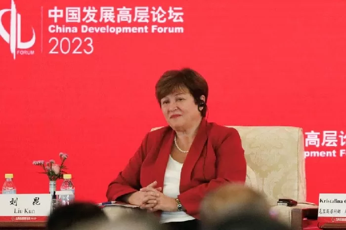 ‘Ghana is doing well, I would hope that we can have the $600m disbursement in November – IMF boss International Monetary Fund (IMF) Managing Director Kristalina Georgieva attends the China Development Forum 2023, in Beijing, China, March 26, 2023. REUTERS/Jing Xu