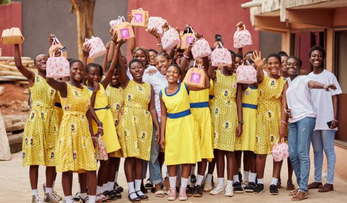 We use ‘fose’ diapers, toilet rolls during menses – girls admit as Mace supplies free sanitary pads