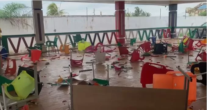 Odododiodio: Party office vandalised as chaos erupts at NDC parliamentary vetting