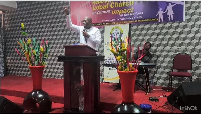 The robbery attack happened at the time sermon was ongoing