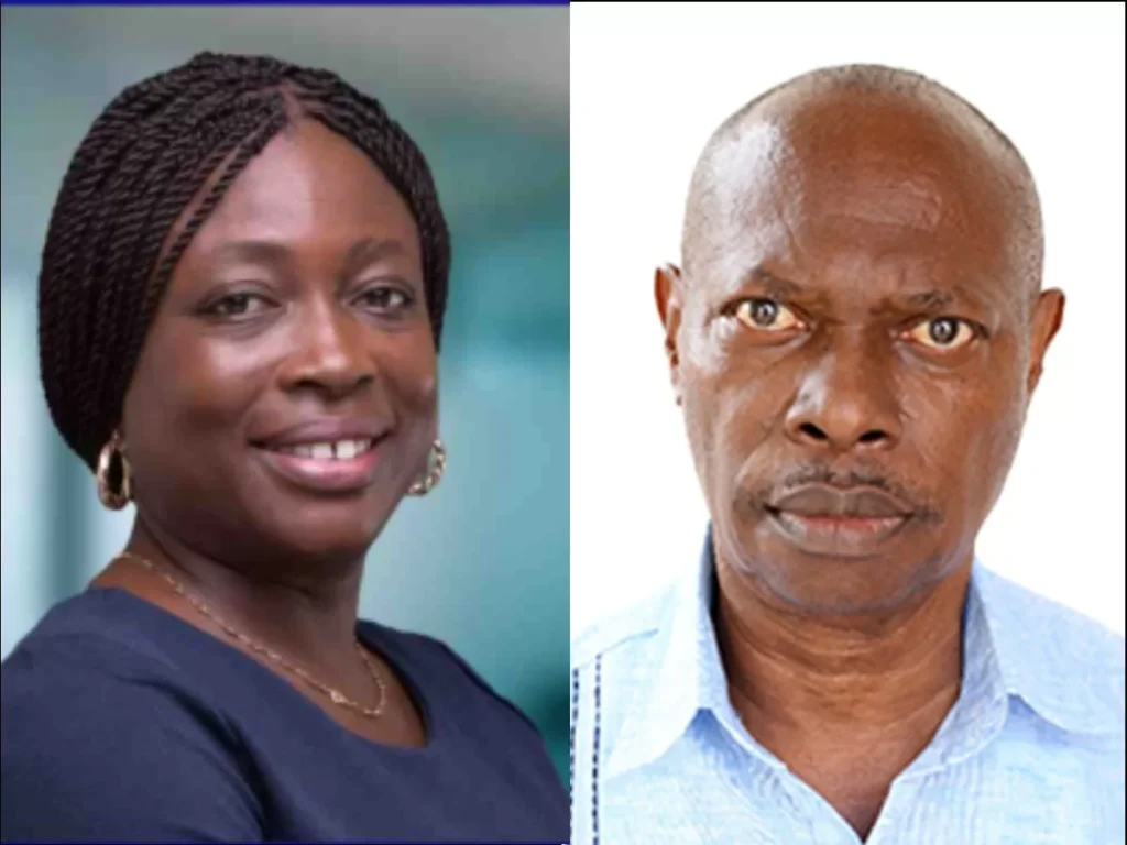 Chief State Attoreny Evelyn Keelson and Dr. Yaw Adu-Ampomah