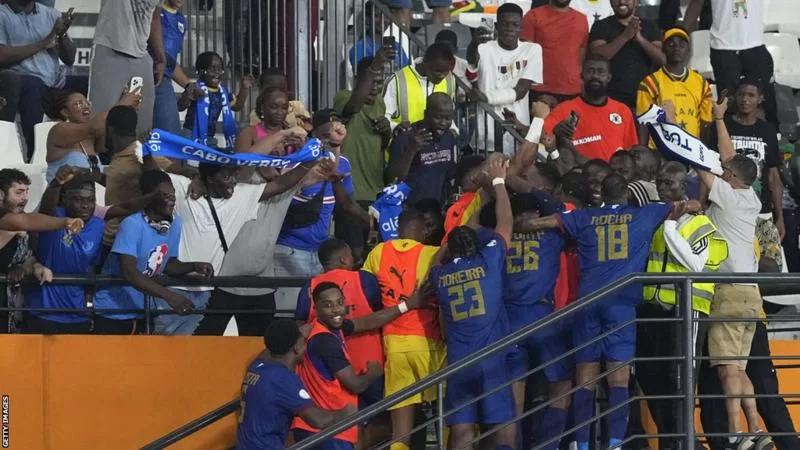 Cape Verde upset Ghana with a stoppage-time goal Cape Verde upset Ghana with a stoppage-time winner to go top of Group B at the 2023 Africa Cup of Nations.