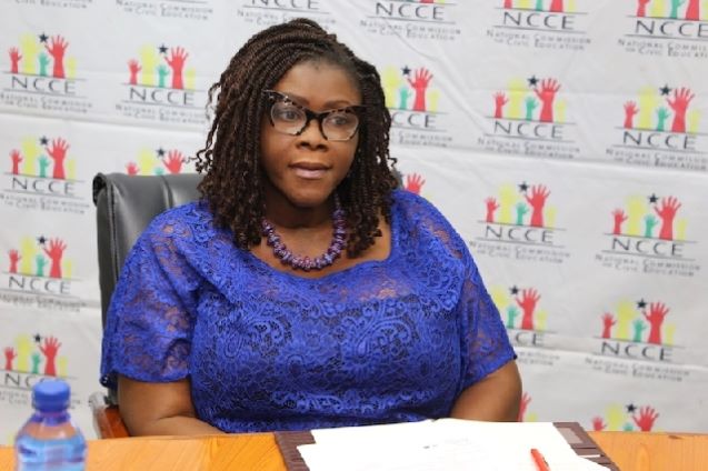 Accept the outcome of Ablekuma North election when announced – NCCE Chairperson Ms Kathleen Addy