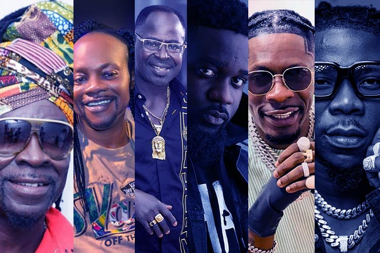 Top 6 artistes who define Ghanaian music