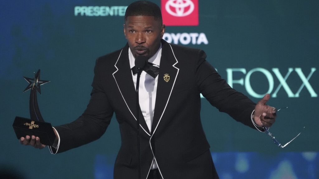 From Survivor to Icon: Jamie Foxx owns the night at the BET Awards