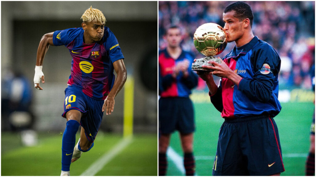 Lamine Yamal, Rivaldo, FC Barcelona.
