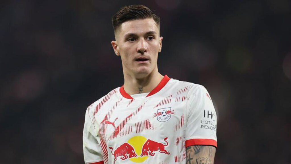Benjamin Sesko, RB Leipzig, Newcastle United, Manchester United.