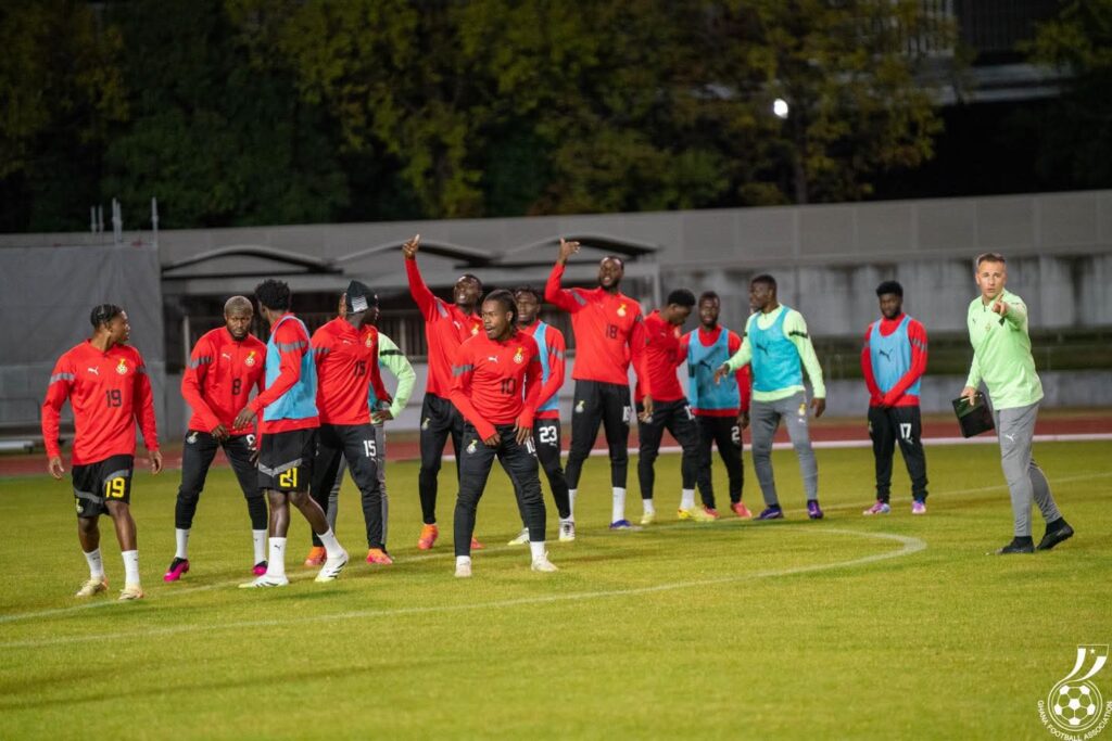 Black Stars hold first training ahead of Japan friendly