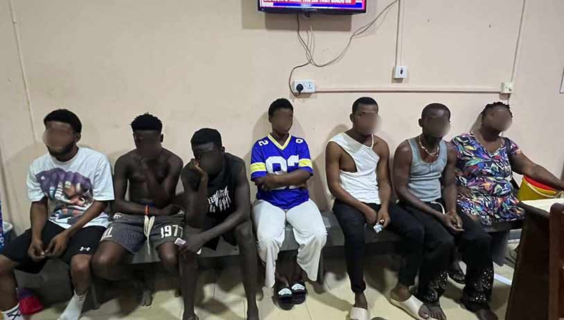 Police arrest seven suspects in narcotic drug swoop in Cape Coast