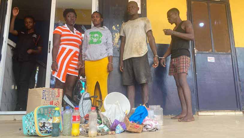 The Central East Regional Police clampdown on criminal activities within Senya Beraku