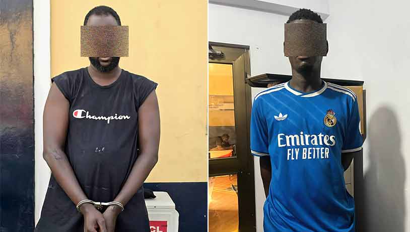 Police nab suspects for possession of firearm, drugs and stolen items