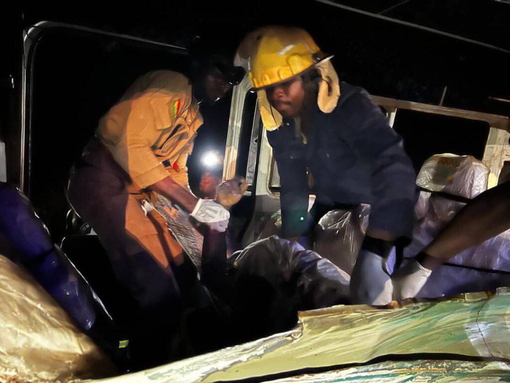 Seven including pregnant woman and baby perish in crash at Komenda Asamasa, C/R