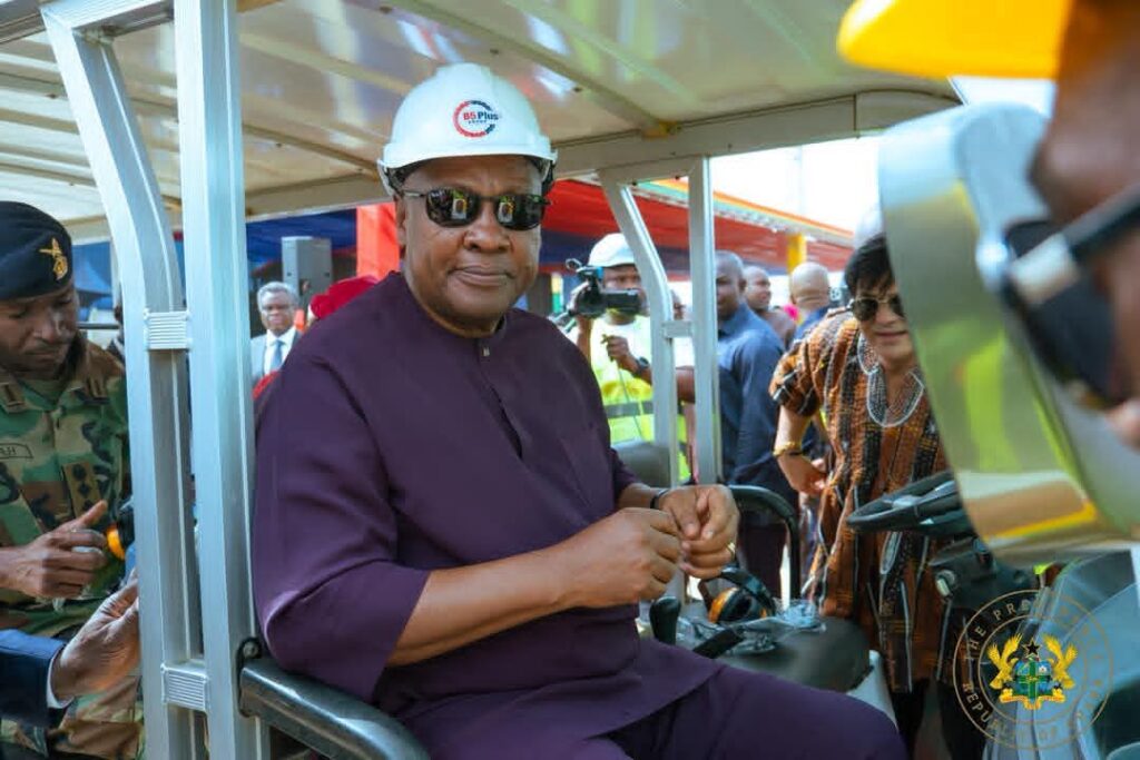 Mahama commissions state-of-the-art Steel Ball Mill & Section Mill Manufacturing plant