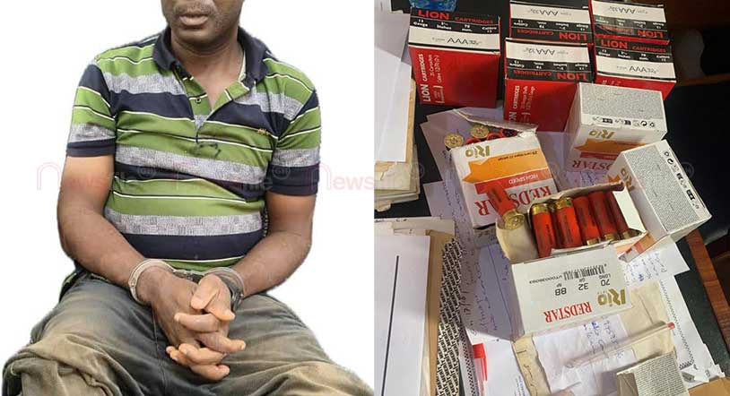 Police and military intercept ammunition cache in Nkwanta as investigations into suspects continue