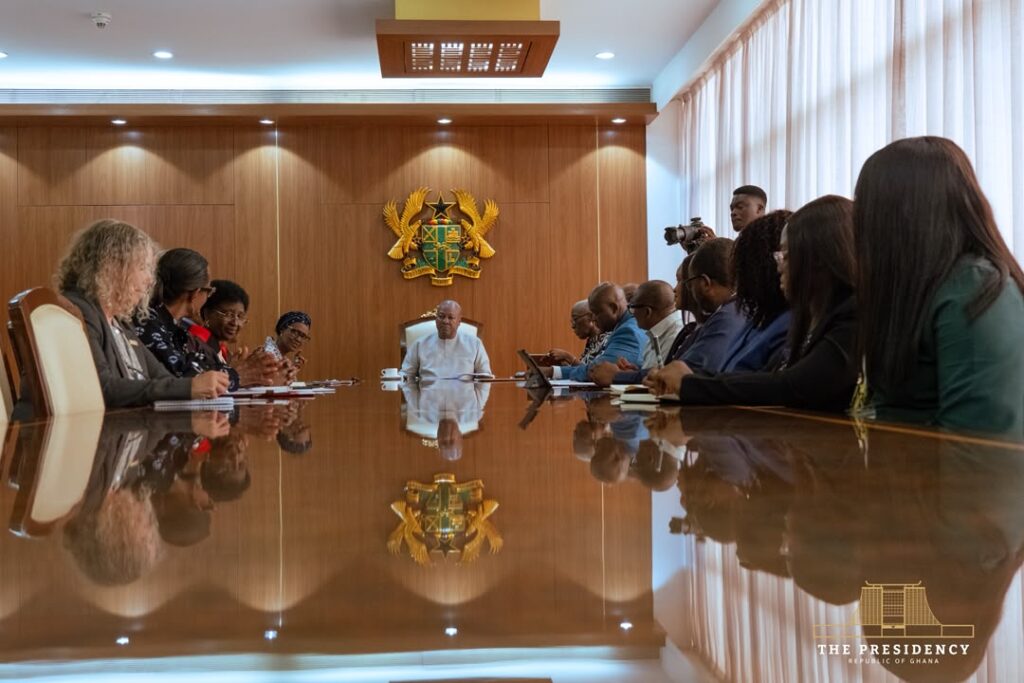Mahama discusses health-related matters with top UN officials
