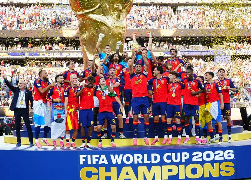 Spain crowned world champions after beating Argentina 1-0 in extra time