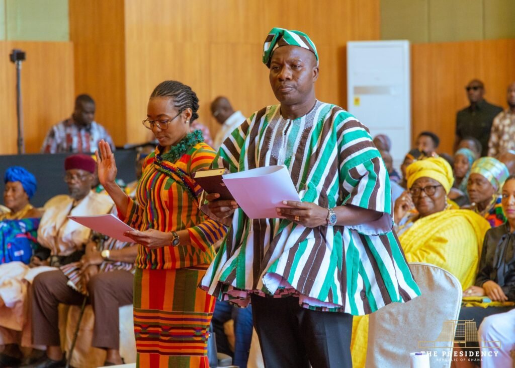 Mahama swears in Mahama Ayariga, Zanetor as Ministers