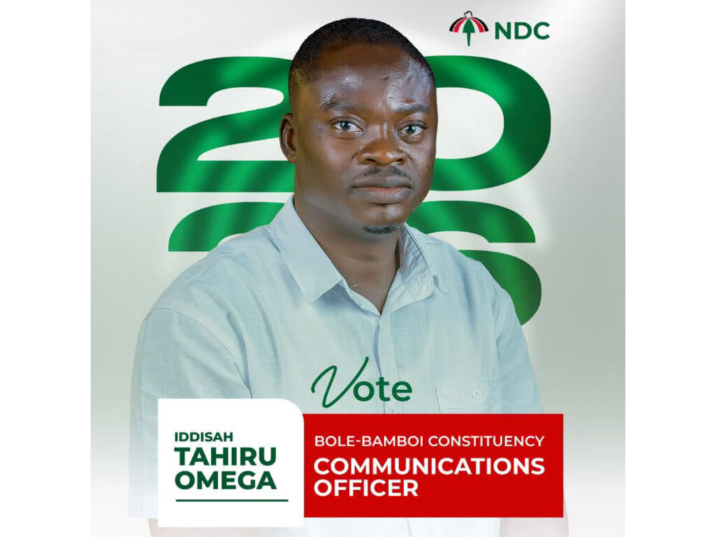 Iddisah Tahiru Omega declares intention for NDC Communications Officer position in Bole-Bamboi